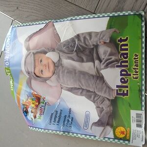 Rubie's Gray Elephant Infant Costume - Size 0-6 Mts NWT
